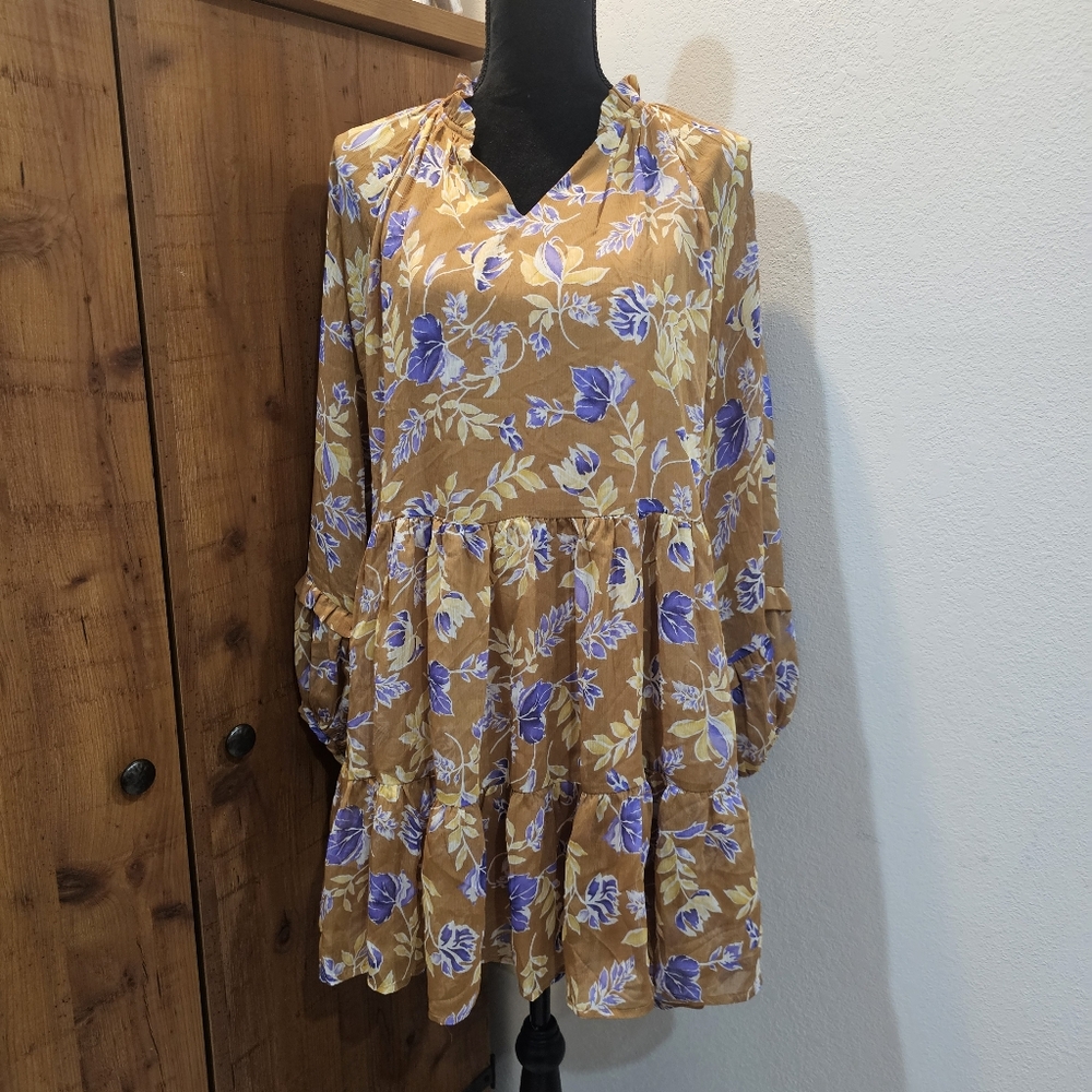 NWT Altar'd State Floral Babydoll Dress - Small